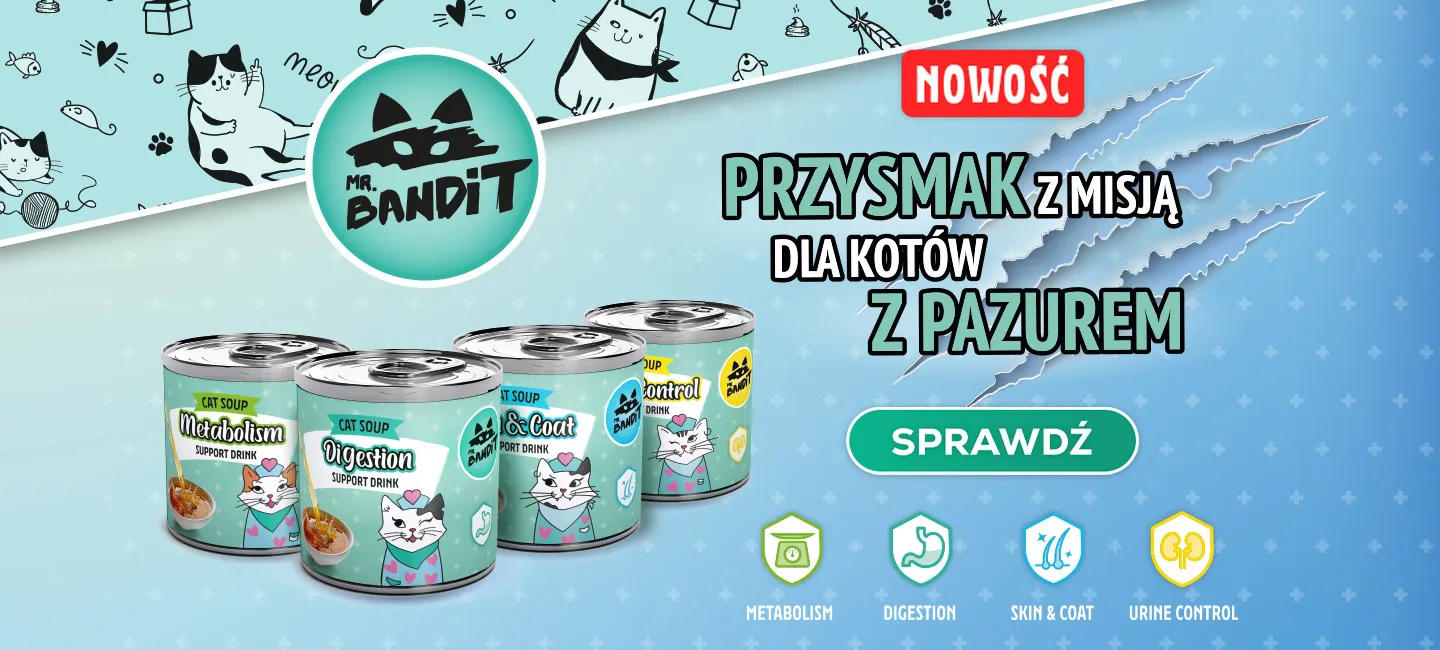 Drinki MR. BANDIT dla kotów