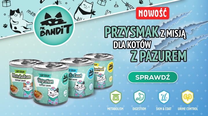 Drinki MR. BANDIT dla kotów